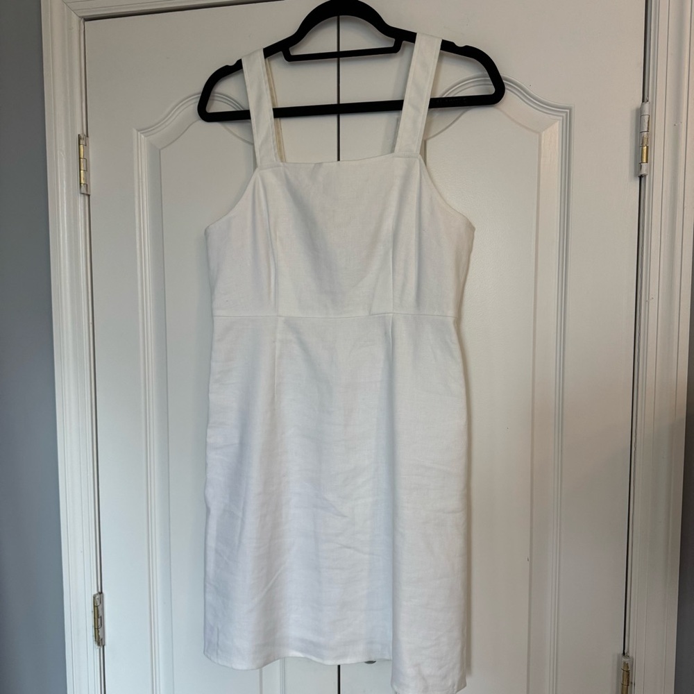 J.Crew White Linen Dress